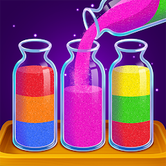 Sand Sorting Challenge（多段階）【iOS】