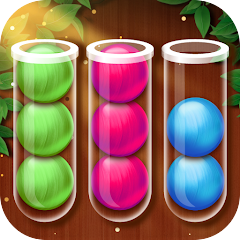 【SKYFLAG】Woody Sort: ボールソートパズル（StepUp）